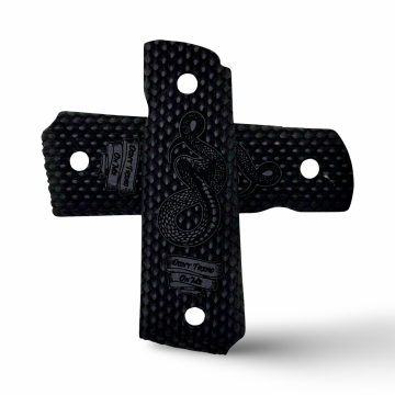Zib Grips Silah Kabzası - Colt 1911, Girsan MC 1911 ile Uyumlu - Siyah Renk - CLT1911SY014