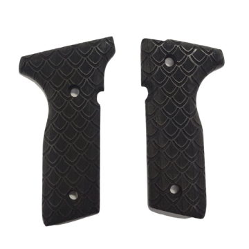Zib Grips Silah Kabzası - Beretta Stoeger 8000F, 8000FL, 8040F, 8045FT, Cougar 8000 ile Uyumlu - Siyah Renk - BRTCGRSY006