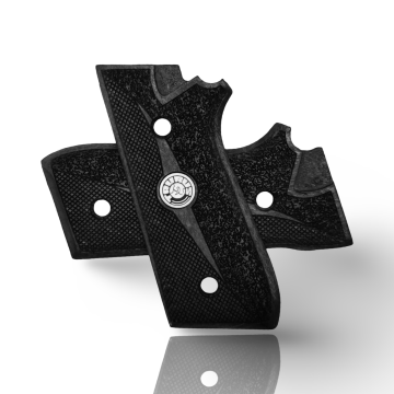 Zib Grips Silah Kabzası - Cybergun, Taurus PT92 ile Uyumlu - Siyah Renk - Metal Logolu - TRSPT92SY002L2