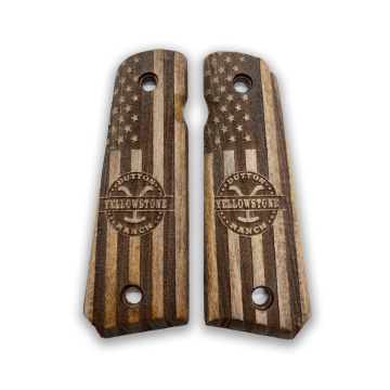Zib Grips Silah Kabzası - Colt 1911, Girsan MC 1911 ile Uyumlu - Açık Kahverengi Renk - CLT1911UC026