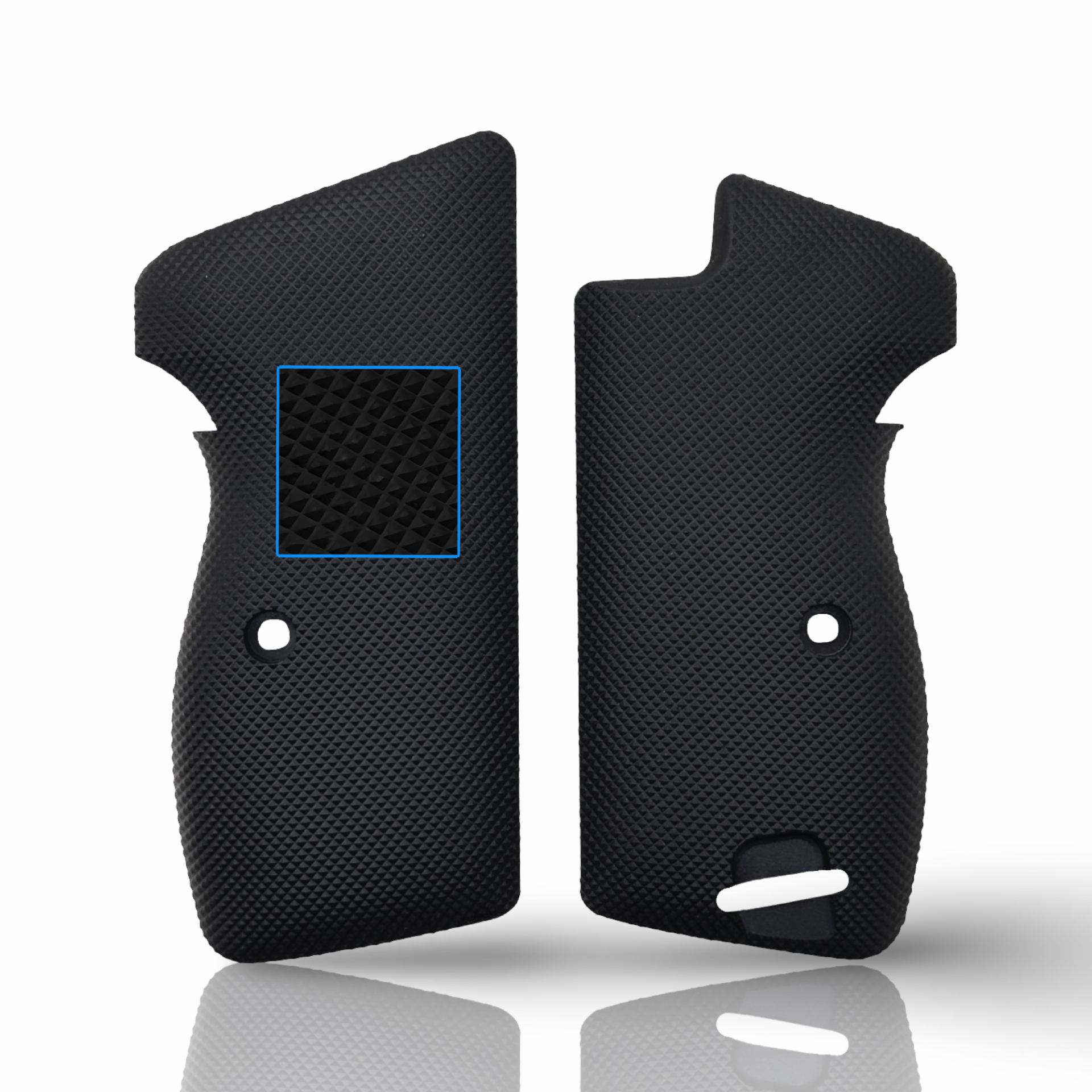Zib Grips Silah Kabzası - Sigsauer P210 ile Uyumlu - Siyah Renk - Polimer Malzemesinden Yapılma - POSSP210SY001