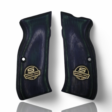 Zib Grips Silah Kabzası - Sarsılmaz Kılınç 2000 Mega, K11 ile Uyumlu - Sadece vernik uygulanmış - Lamine Malzemesinden Yapılma - Metal Logolu - LMSRSMEGASV008L1