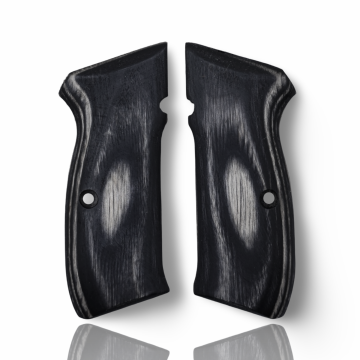 Zib Grips Silah Kabzası - CZ 75, Canik 55, S120, L120 ile Uyumlu - Sadece vernik uygulanmış - Lamine Malzemesinden Yapılma - LMCZ75SV071