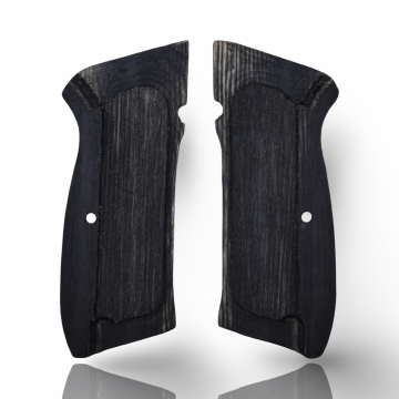 Zib Grips Silah Kabzası - CZ 75, Canik 55, S120, L120 ile Uyumlu - Sadece vernik uygulanmış - Lamine Malzemesinden Yapılma - LMCZ75SV071