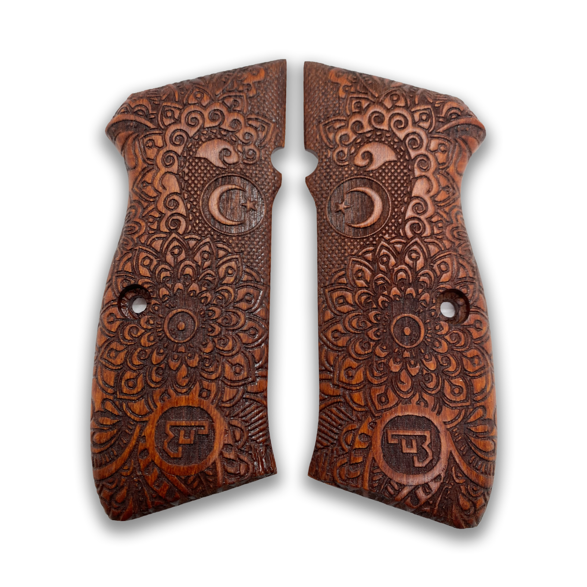 Zib Grips Silah Kabzası - CZ 75, Canik 55, S120, L120 ile Uyumlu - Meşe Renk - CZ75MS049