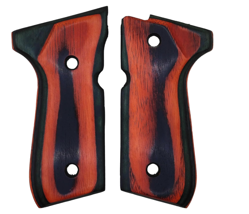 Zib Grips Silah Kabzası - Girsan Yavuz 16, Beretta F92 ile Uyumlu - Sadece vernik uygulanmış - Lamine Malzemesinden Yapılma - LMBRTF92SV043