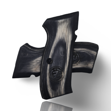 Zib Grips Silah Kabzası - CZ 75, Canik 55, S120, L120 ile Uyumlu - Sadece vernik uygulanmış - Lamine Malzemesinden Yapılma - LMCZ75SV077