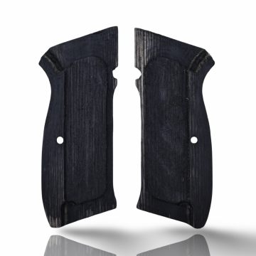 Zib Grips Silah Kabzası - CZ 75, Canik 55, S120, L120 ile Uyumlu - Sadece vernik uygulanmış - Lamine Malzemesinden Yapılma - LMCZ75SV077