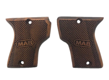 Zib Grips Silah Kabzası - Mab Model A 6.35 ile Uyumlu - Koyu Kahverengi Renk - MAB635CV001