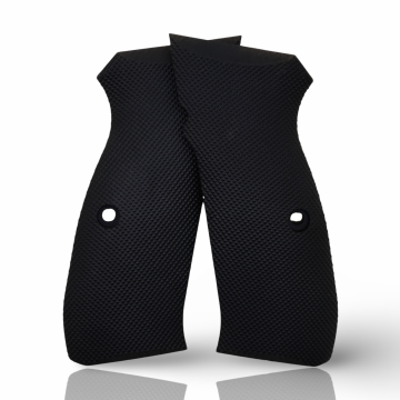 Zib Grips Silah Kabzası - CZ 75, Canik 55, S120, L120 ile Uyumlu - Siyah Renk - Polimer Malzemesinden Yapılma - POCZ75SY003