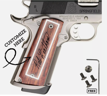 Zib Grips Silah Kabzası - Colt 1911, Girsan MC 1911 ile Uyumlu - Sadece vernik uygulanmış - CLT1911SV096