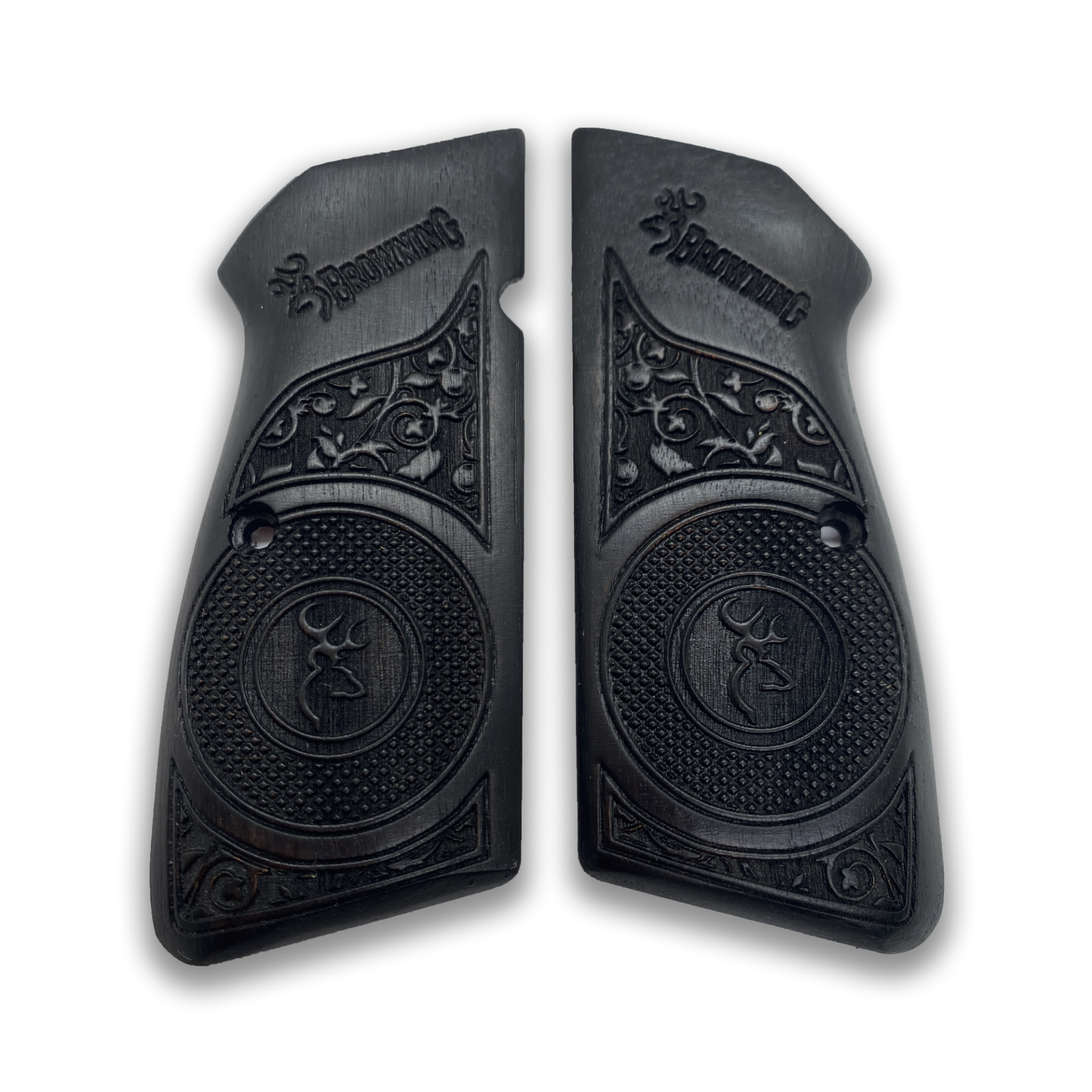 Zib Grips Silah Kabzası - Zig 14, Browning HP, High Power 14, Spor Kasa ile Uyumlu - Siyah Renk - BRWHPSSY026