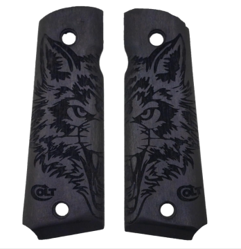 Zib Grips Silah Kabzası - Colt 1911, Girsan MC 1911 ile Uyumlu - Siyah Renk - CLT1911SY050