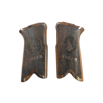 Zib Grips Silah Kabzası - Ruger P85 Serisi ile Uyumlu - Koyu Kahverengi Renk - RGRP85CV004