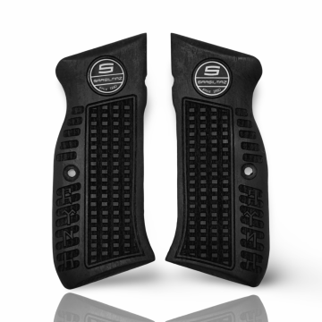 Zib Grips Silah Kabzası - Sarsılmaz Kılınç 2000 Light, Ar24, P8S, P8L ile Uyumlu - Siyah Renk - Metal Logolu - SRSLGTSY005L2