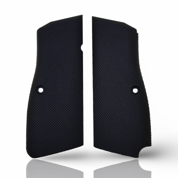 Zib Grips Silah Kabzası - Zig 14, Browning HP, High Power 14, Dik Kasa, Browning Halkalı (Halka için kesim yaptırmak için mesaj atın), Halkasız ile Uyumlu - Siyah Renk - Polimer Malzemesinden Yapılma - POBRWHPSY003