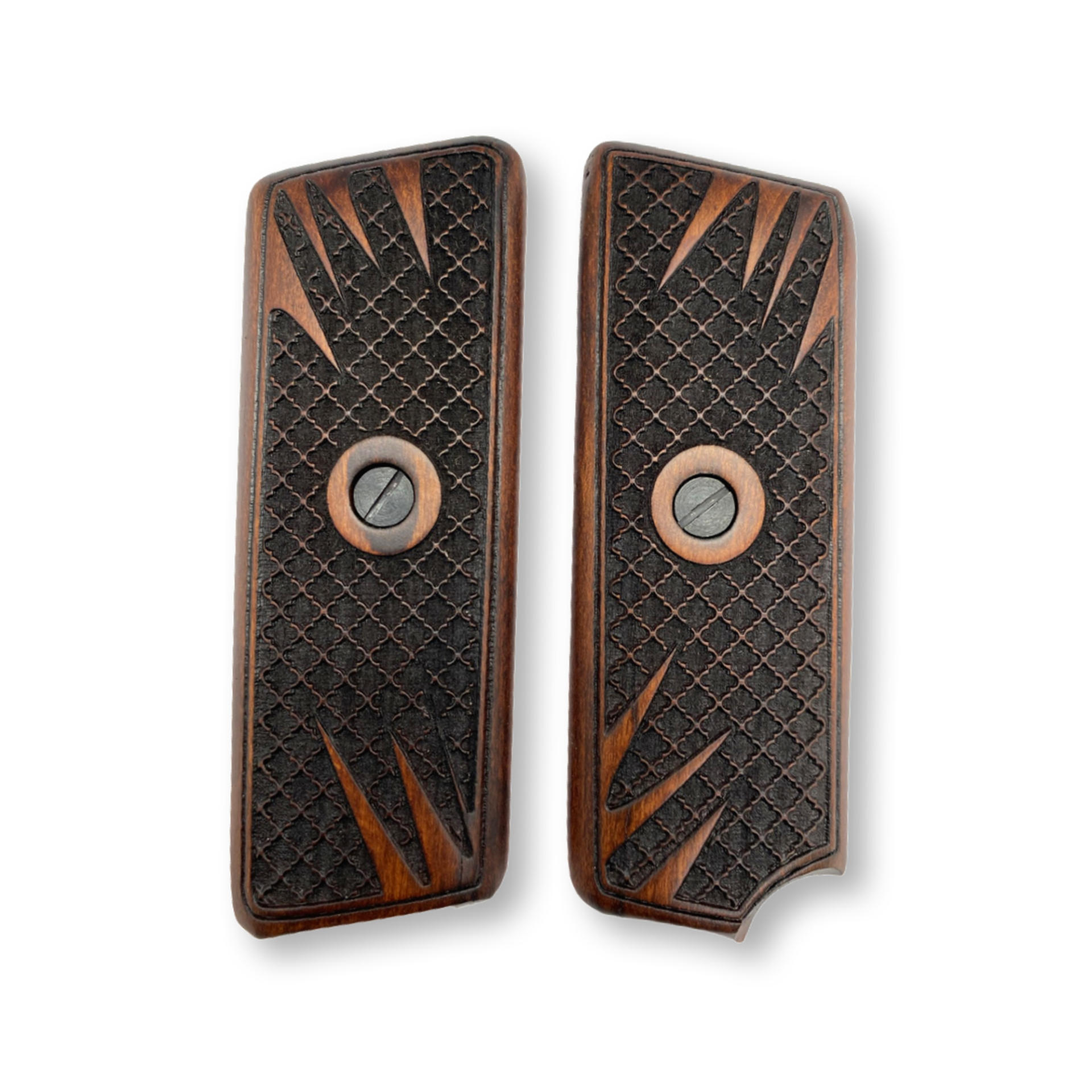 Zib Grips Silah Kabzası - Tokarev M57, Uzun Takarof ile Uyumlu - Koyu Kahverengi Renk - TKVM57CV001