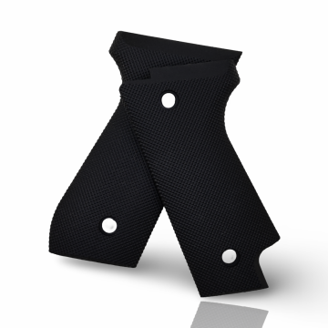 Zib Grips Silah Kabzası - Beretta Tek Mandallı, 92S ile Uyumlu - Siyah Renk - Polimer Malzemesinden Yapılma - POBRT92SSY001