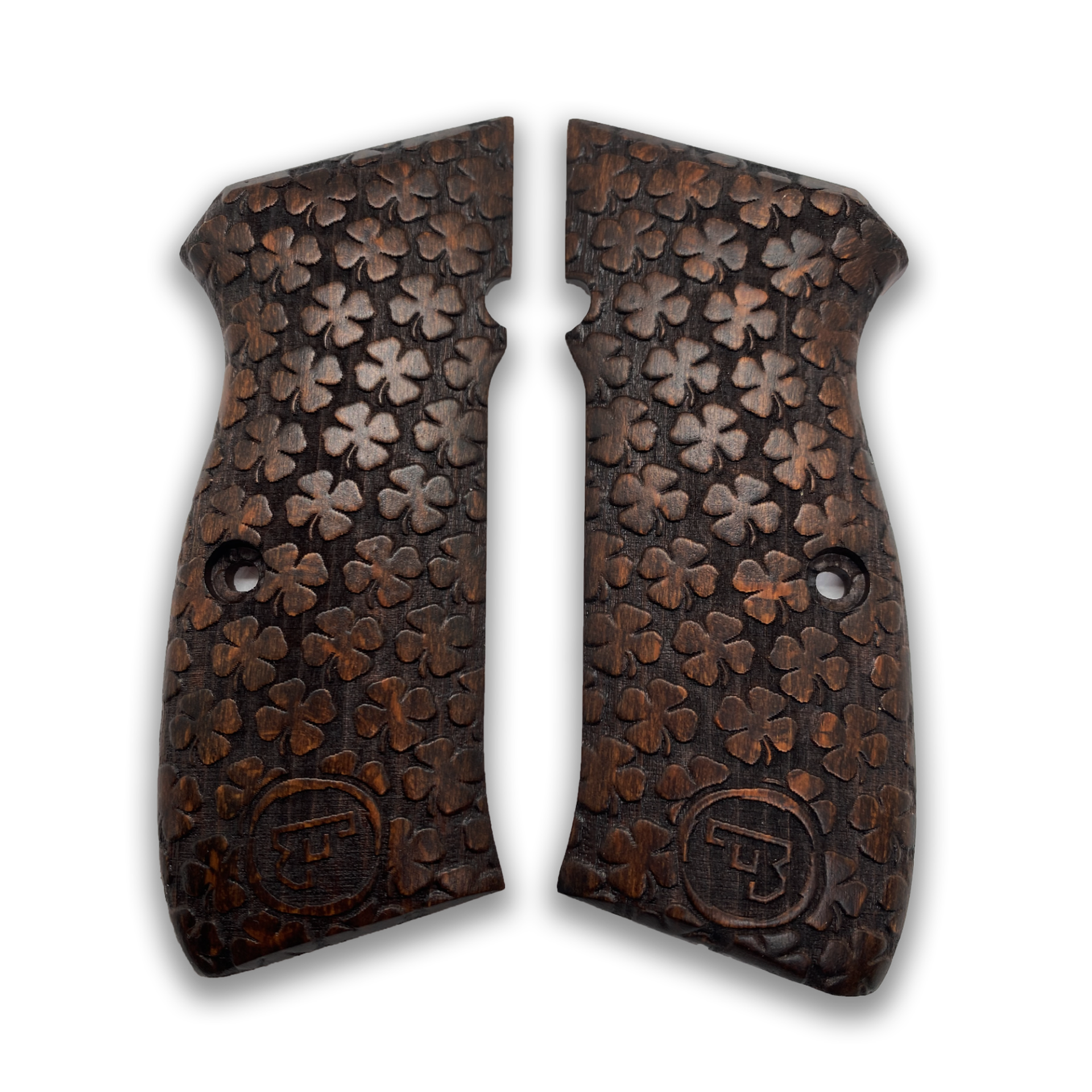 Zib Grips Silah Kabzası - CZ 75, Canik 55, S120, L120 ile Uyumlu - Koyu Kahverengi Renk - CZ75CV030
