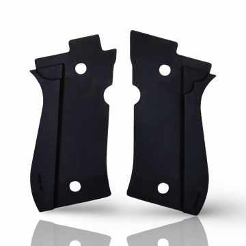 Zib Grips Silah Kabzası - Beretta F81/F84, Fatih 13 ile Uyumlu - Siyah Renk - Polimer Malzemesinden Yapılma - POBRTF81SY001