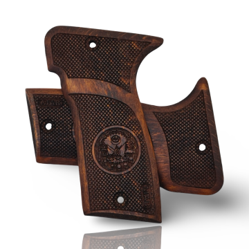 Zib Grips Silah Kabzası - Mab Model D 7.65 ile Uyumlu - Koyu Kahverengi Renk - MAB765CV003