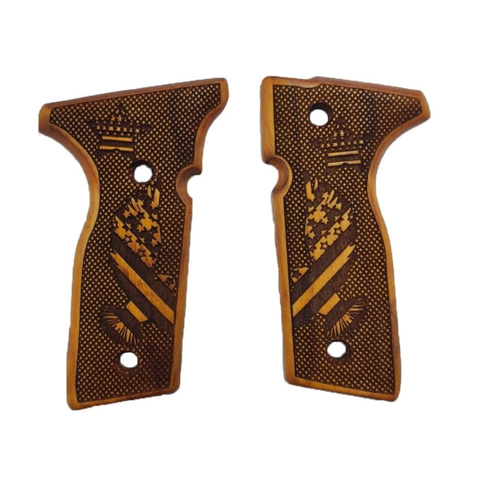 Zib Grips Silah Kabzası - Beretta Stoeger 8000F, 8000FL, 8040F, 8045FT, Cougar 8000 ile Uyumlu - Sarı Renk - BRTCGRSR004