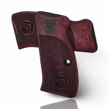Zib Grips Silah Kabzası - CZ Kompakt, P-01 ile Uyumlu - Bordo Renk - CZCMPBR008