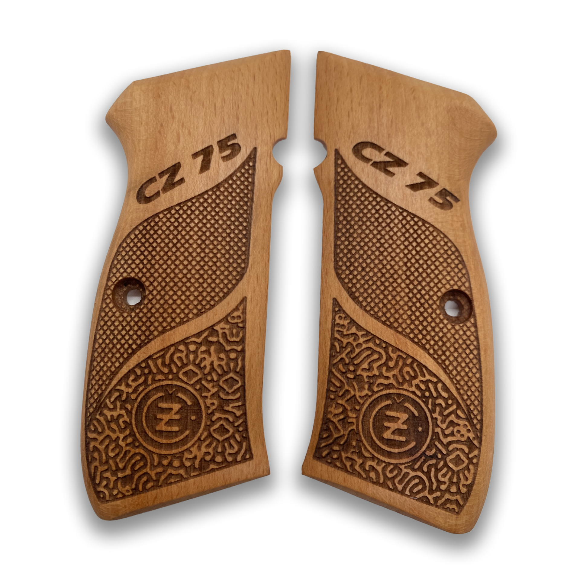 Zib Grips Silah Kabzası - CZ 75, Canik 55, S120, L120 ile Uyumlu - Sadece vernik uygulanmış - CZ75SV043