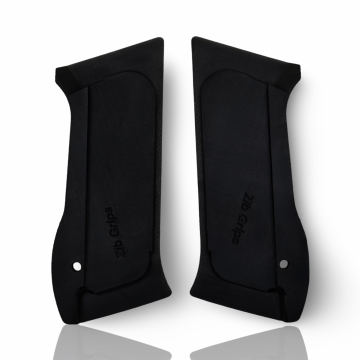Zib Grips Silah Kabzası - Jericho 941, 941F, 941S, 941 FS ile Uyumlu - Siyah Renk - Polimer Malzemesinden Yapılma - POJR941SY001