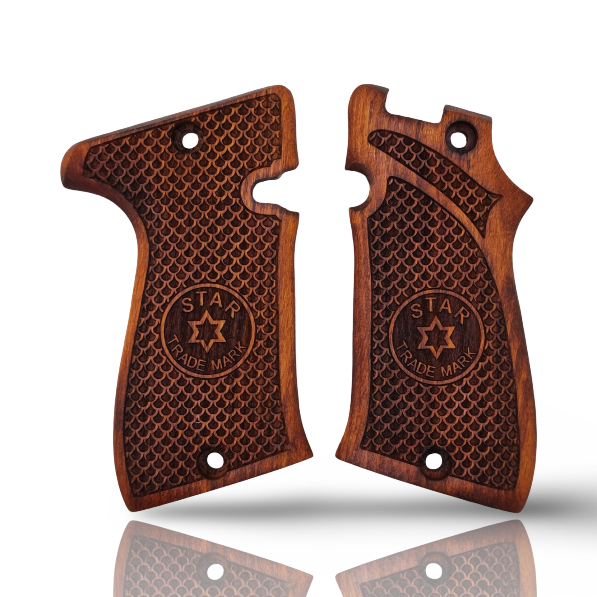 Zib Grips Silah Kabzası - Star Model FR .22LR ile Uyumlu - Meşe Renk - STRFR22MS001