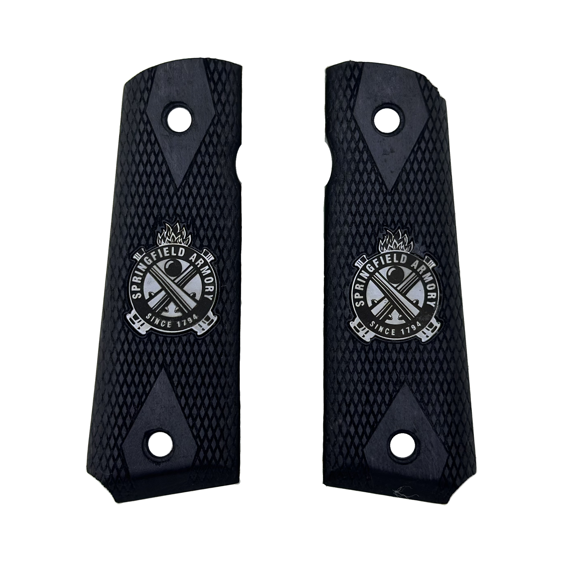 Zib Grips Silah Kabzası - Colt 1911 ile Uyumlu - Siyah Renk - Kayın Ağacından Yapılma - CLT1911SY012 - ZIB_CLT_1911_012_SYH